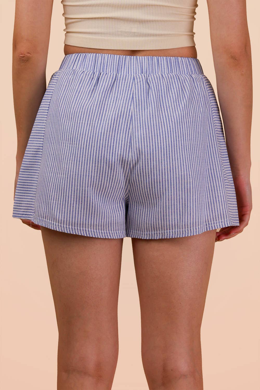 Checker Boxer Shorts: BLUE STRIPE