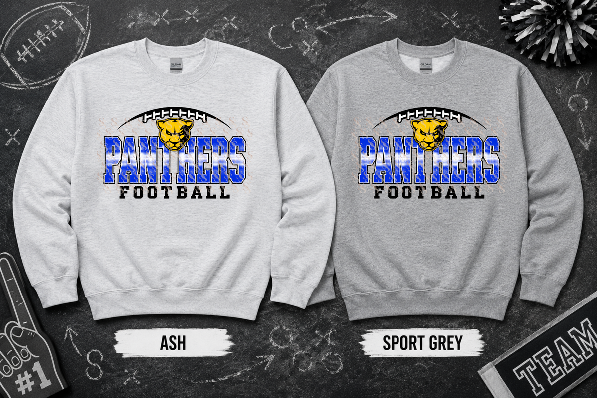 Panthers Football ADULT - Tshirt or Sweatshirt