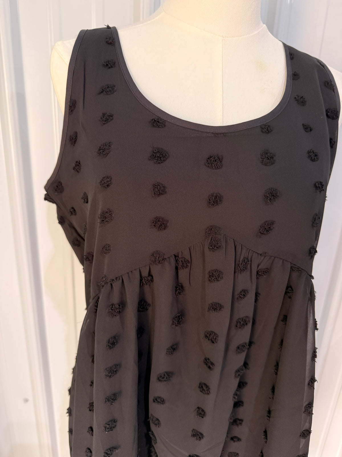 Mable BLACK dotted dress