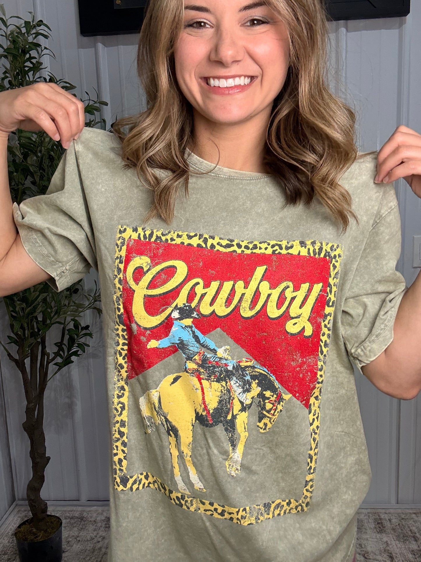 ZUTTER Cowboy Leopard Graphic