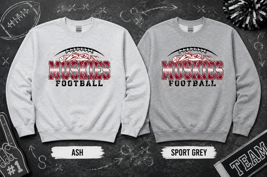 Muskies Football ADULT - Tshirt or Sweatshirt