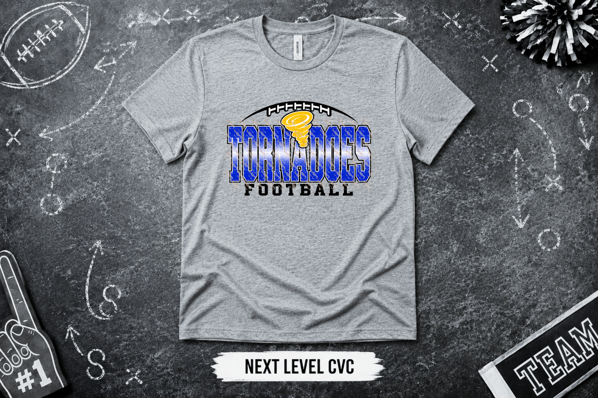Tornadoes Football ADULT - Tshirt or Sweatshirt