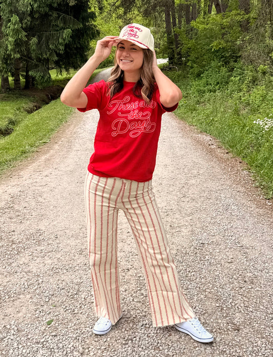 These Are The Days Embroidery Trucker Hat