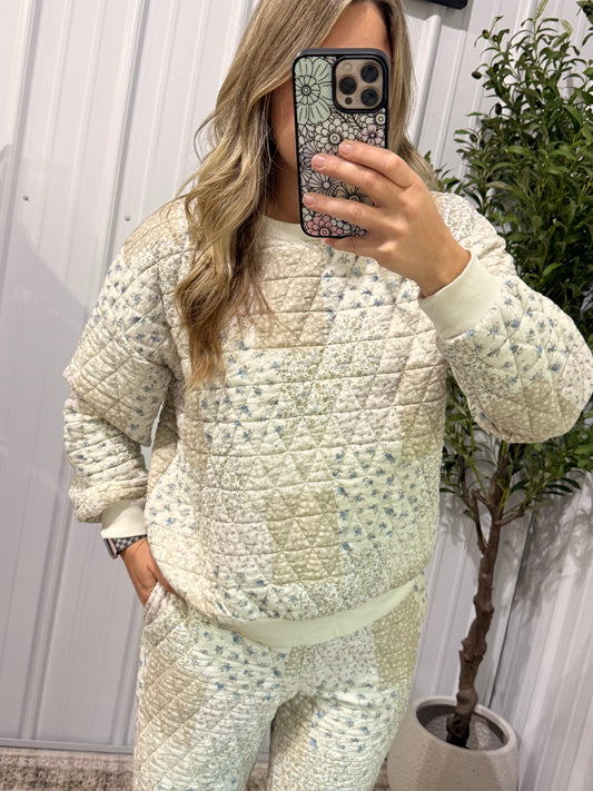 Patchwork Dreams Cozy Pullover