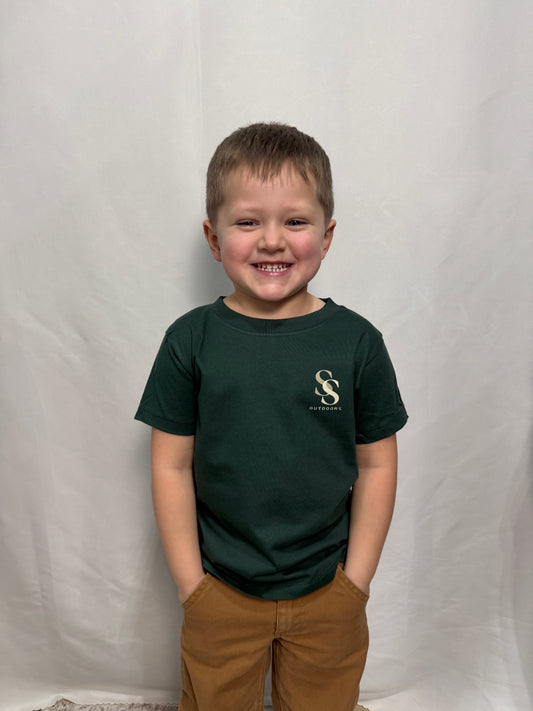 Toddler Wildlife Forest Short Sleeve Graphic