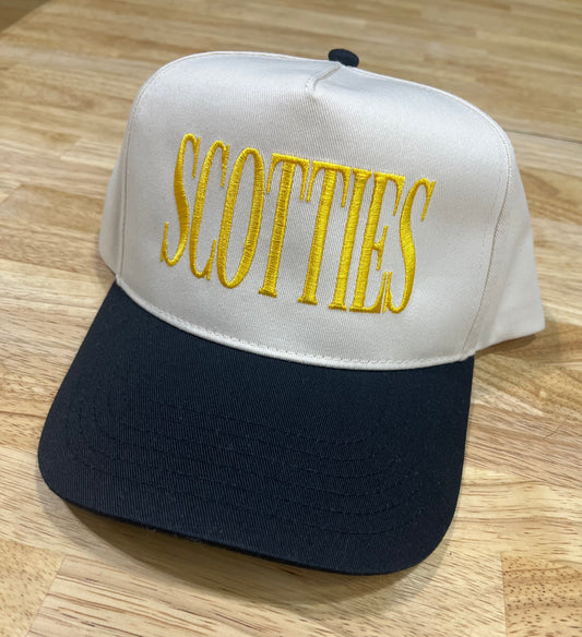 Mascot - Black Five Panel Twill Hat - Snapback