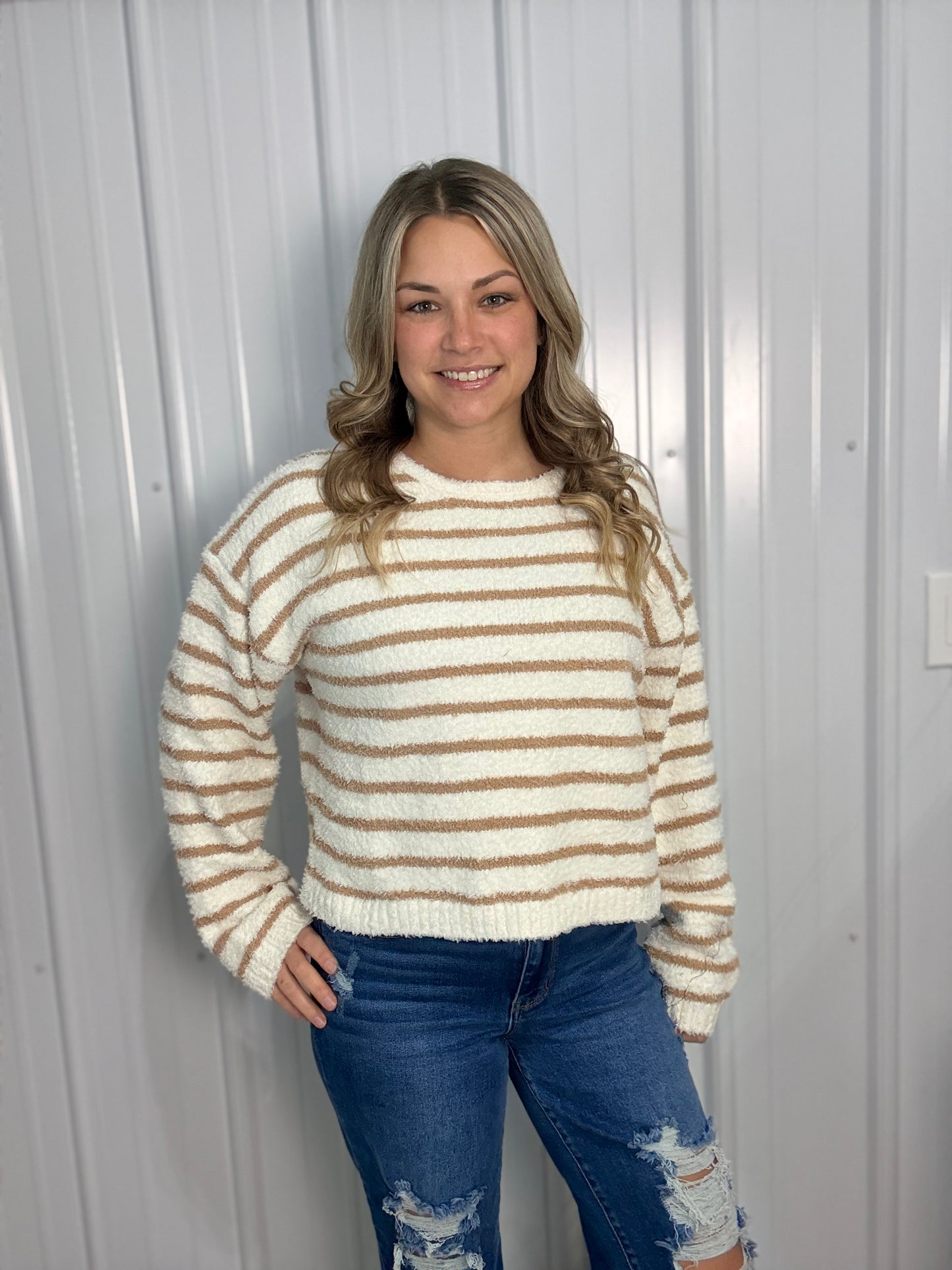 Cloud Soft Striped Sweater