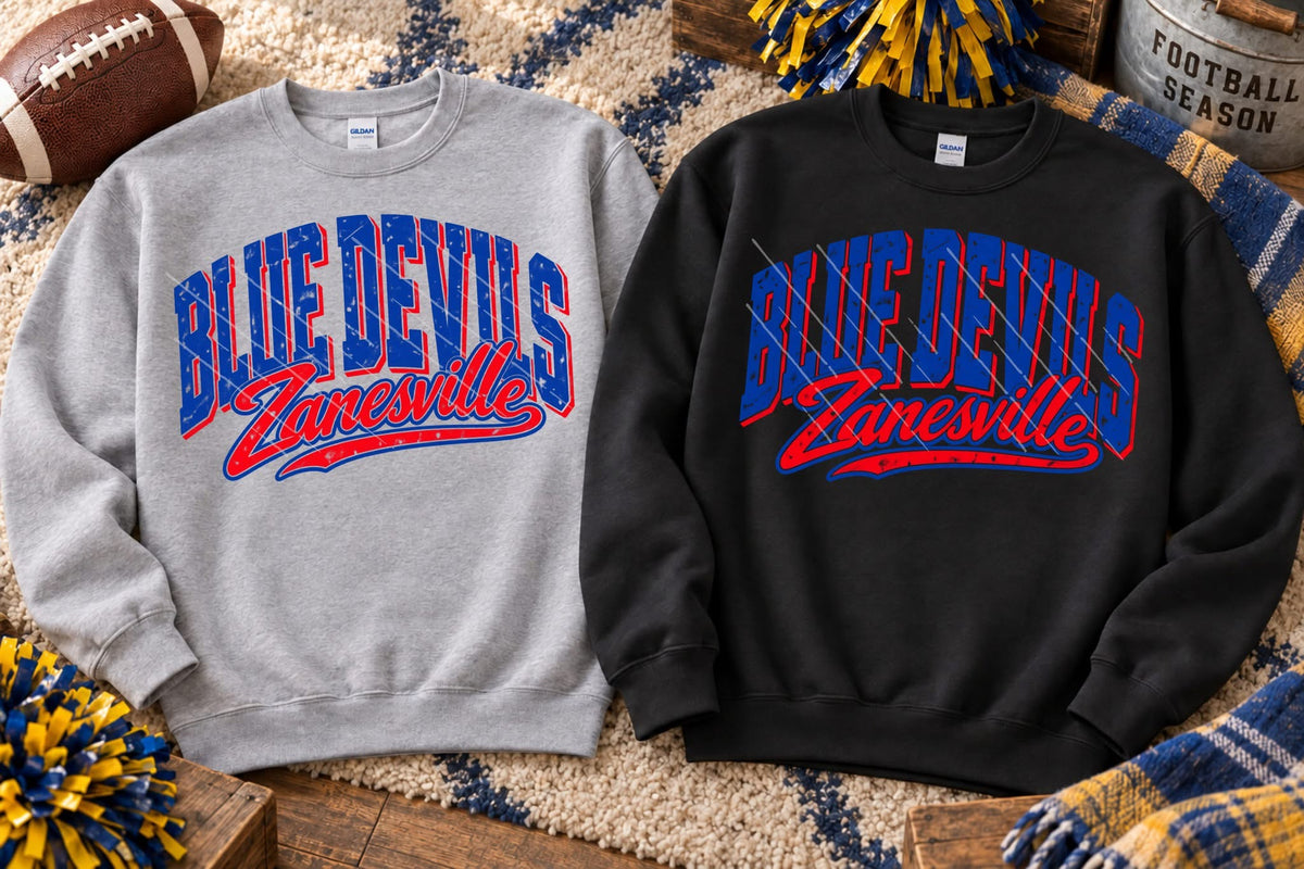 Blue Devils Crewneck - Youth or Adult