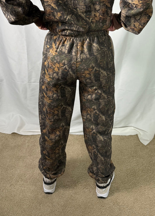 Bayou Dark Woodland Camo Fleece Joggers