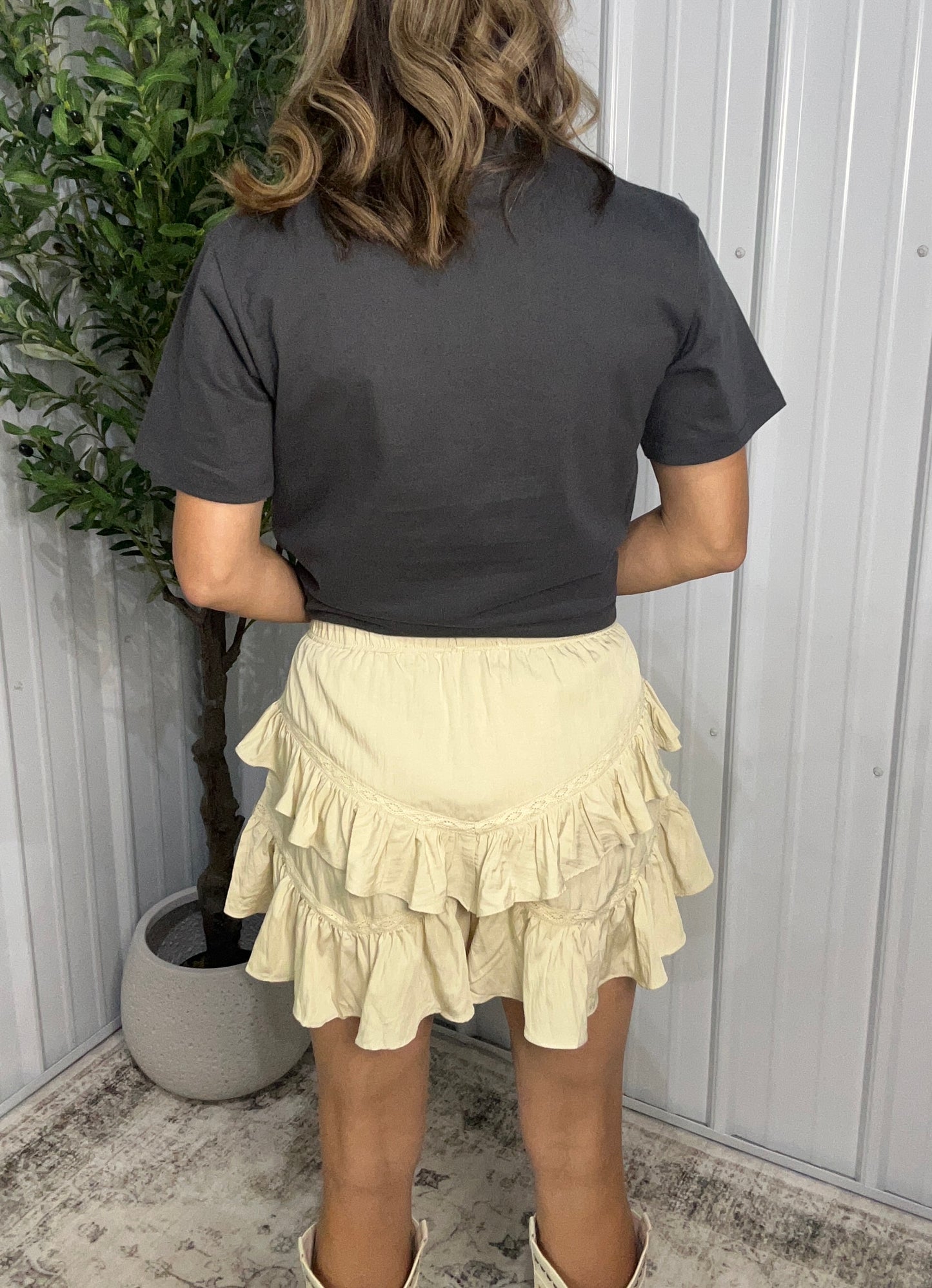 Taupe Layered Shorts