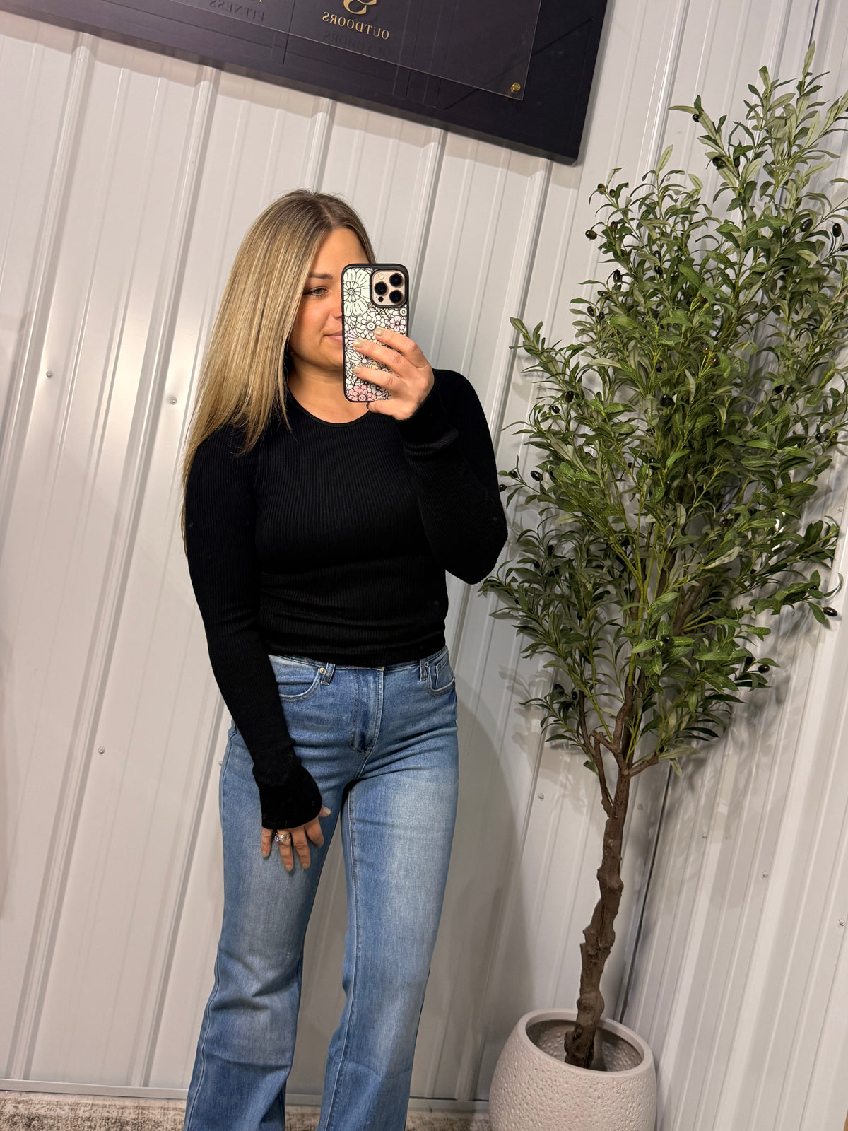 Second Skin Ribbed Seamless - Black