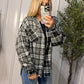 Smokey Skies Oversized Flannel