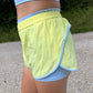 Double Layer Nylon Shorts - LEMON