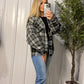 Smokey Skies Oversized Flannel