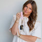 Dainty Pink Textured Keychain