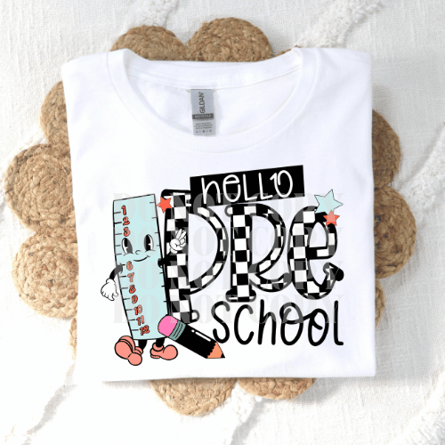 *PRE-ORDER* Checkered School Logos