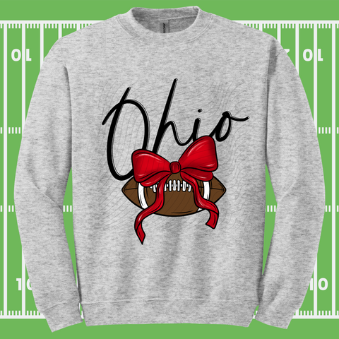Pre Order - OHIO COQUETTE ASH GREY SHIRT. Adult & Youth. 3 shirt options.