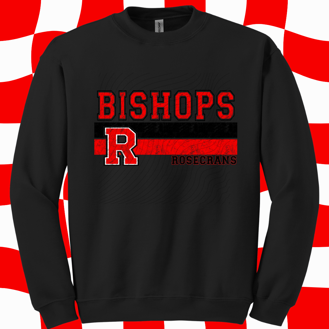 BISHOPS BLACK. Adult & Youth. 3 shirt options.