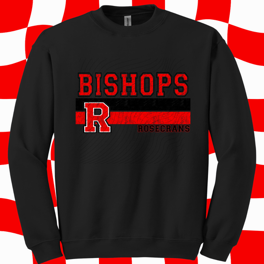 BISHOPS BLACK. Adult & Youth. 3 shirt options.