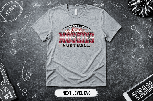 Muskies Football ADULT - Tshirt or Sweatshirt