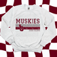 MUSKIES GREY. Adult & Youth. 3 shirt options