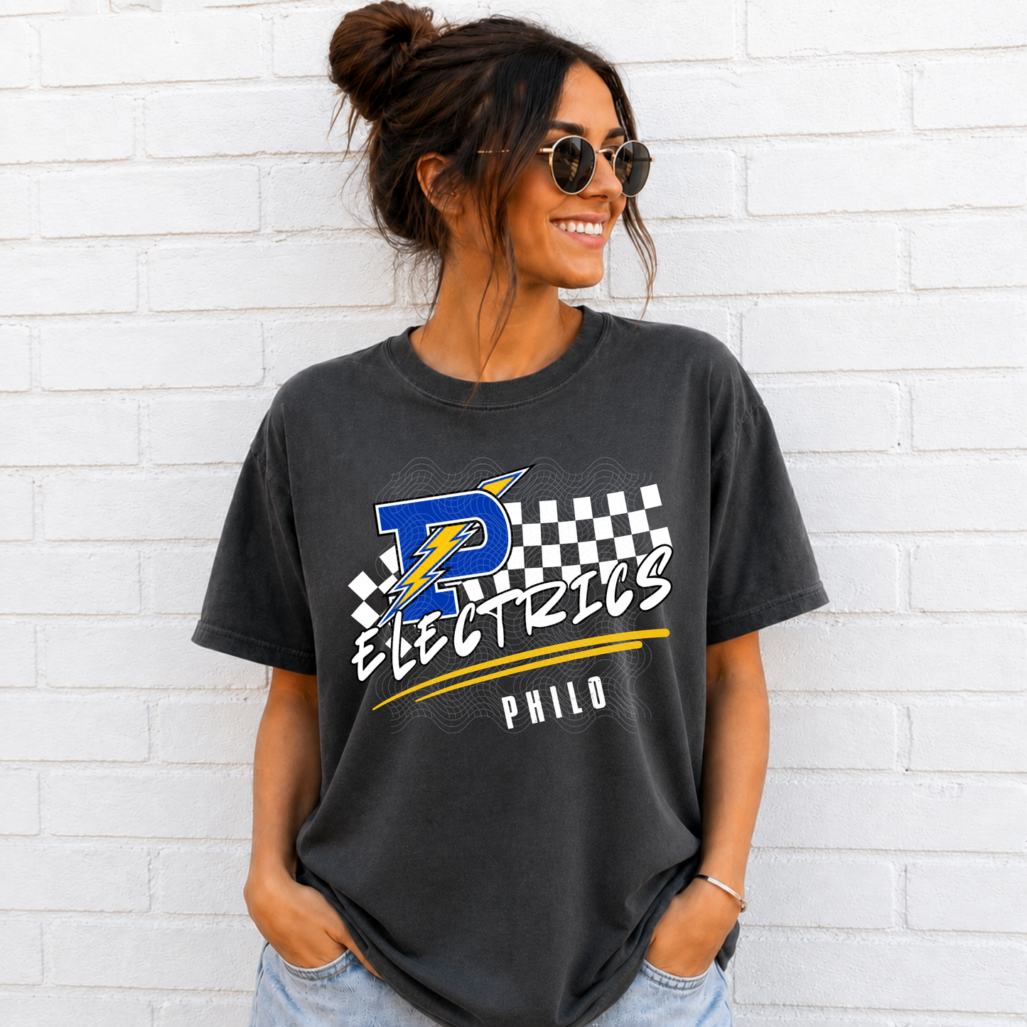 Electrics Checkered Mascot YOUTH - Tshirt