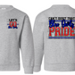 YOUTH PRIDE MASCOT ON REGULAR CREWNECK