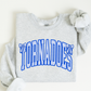 Tornadoes Stripe Mascot YOUTH - Tshirt or Sweatshirt