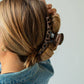Skinny Leopard Claw Clip