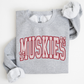 Muskies Stripe Mascot YOUTH - Tshirt or Sweatshirt