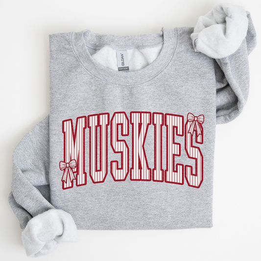 Muskies Stripe Mascot YOUTH - Tshirt or Sweatshirt