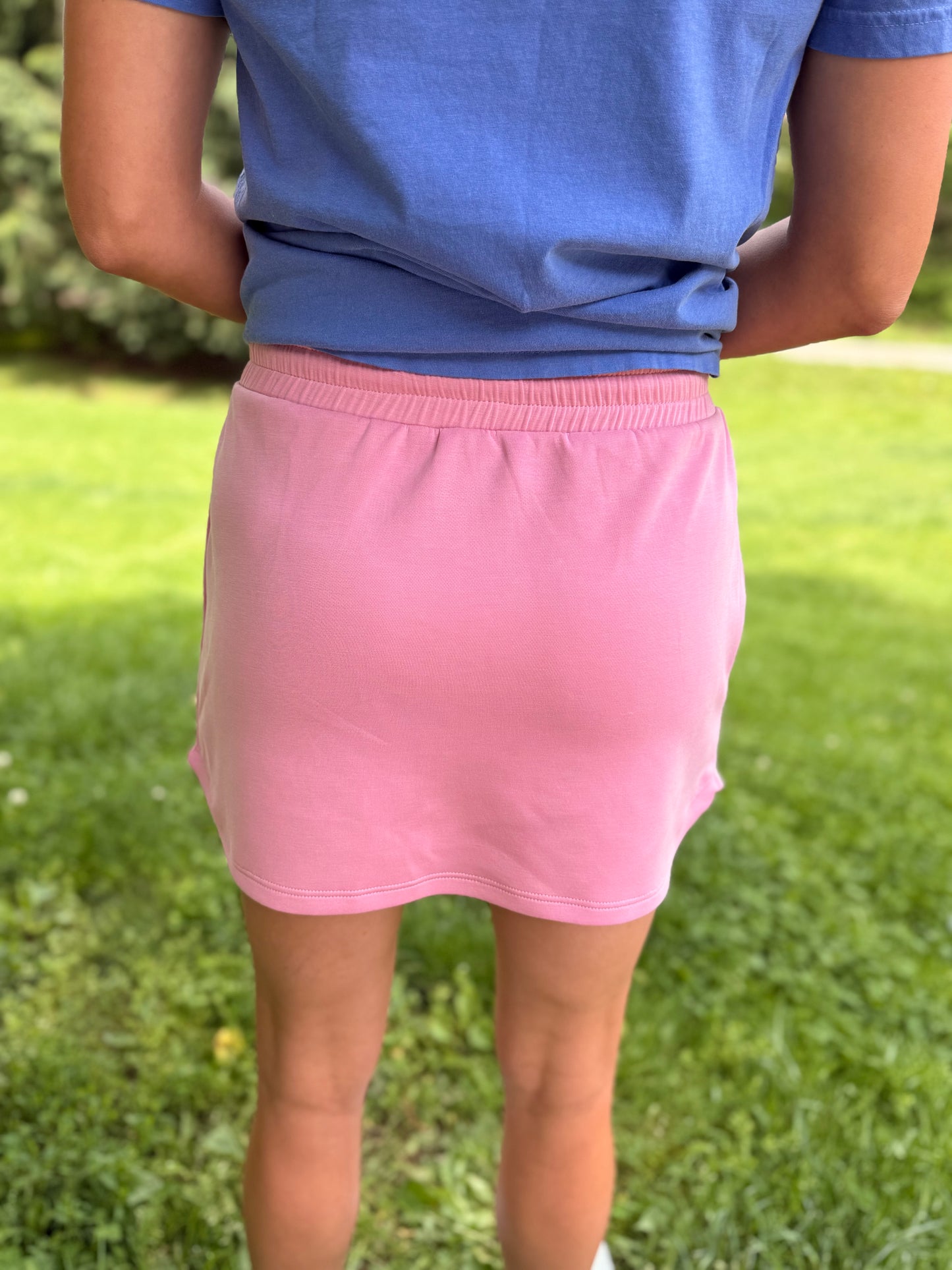 Bubblegum Scuba Skort