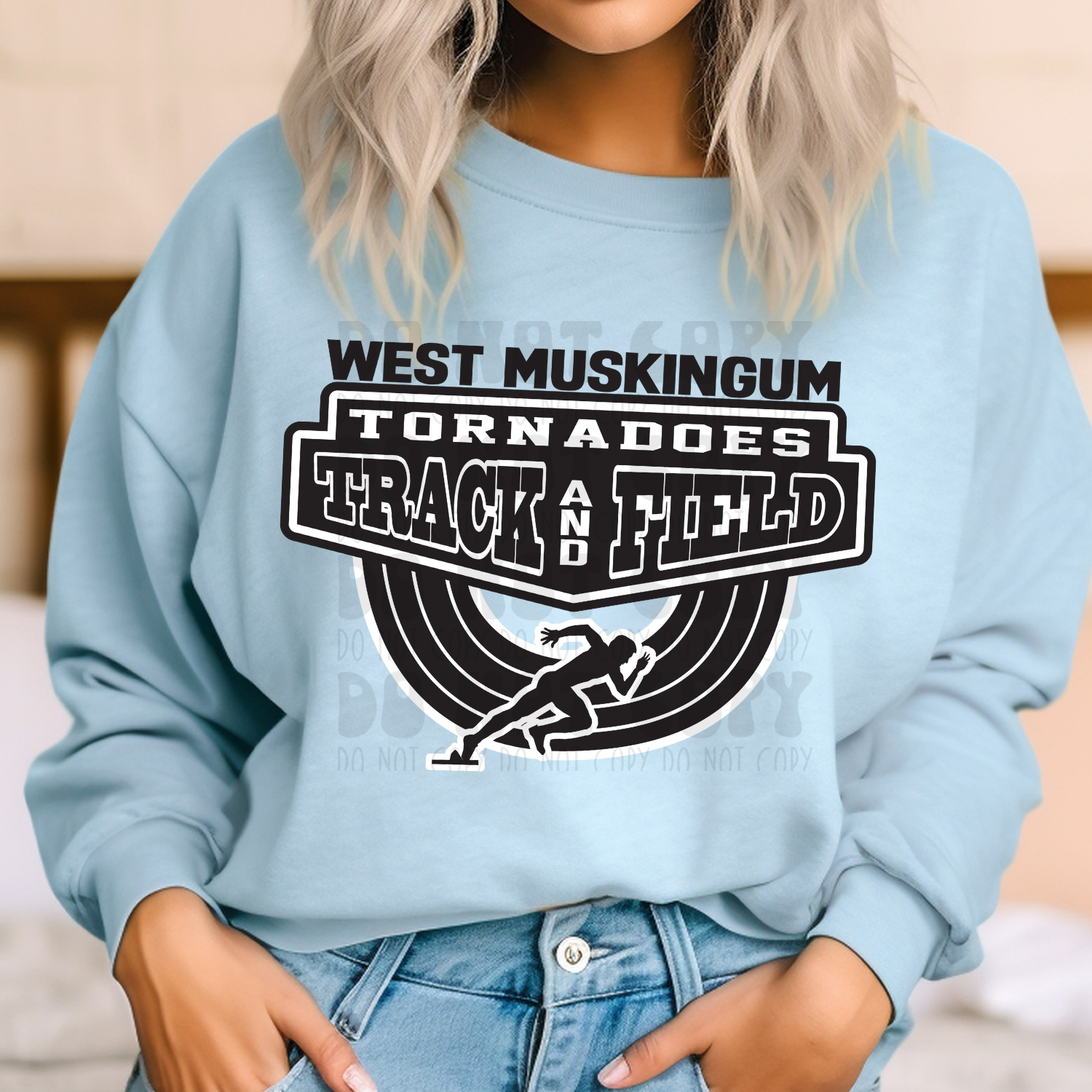 PRE-ORDER - CUSTOM MASCOT TRACK W/GUY ADULT - YOU CHOOSE COLOR