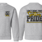 YOUTH PRIDE MASCOT ON REGULAR CREWNECK