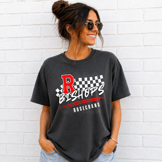 Bishops Checkered Mascot ADULT - Tshirt or Sweatshirt