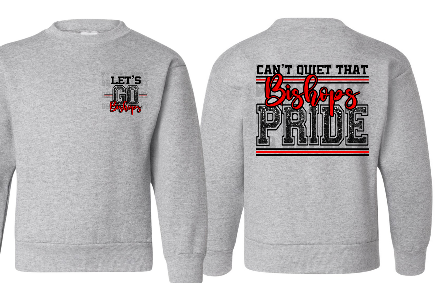 YOUTH PRIDE MASCOT ON REGULAR CREWNECK