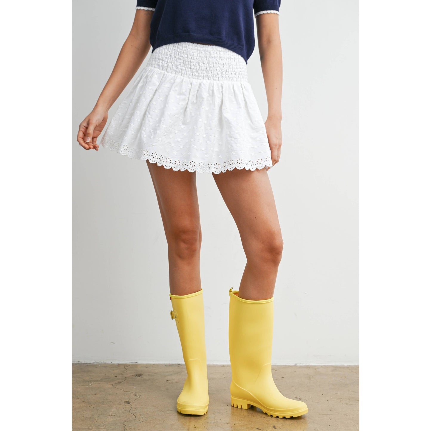 Elegant Everyday Skirt - White
