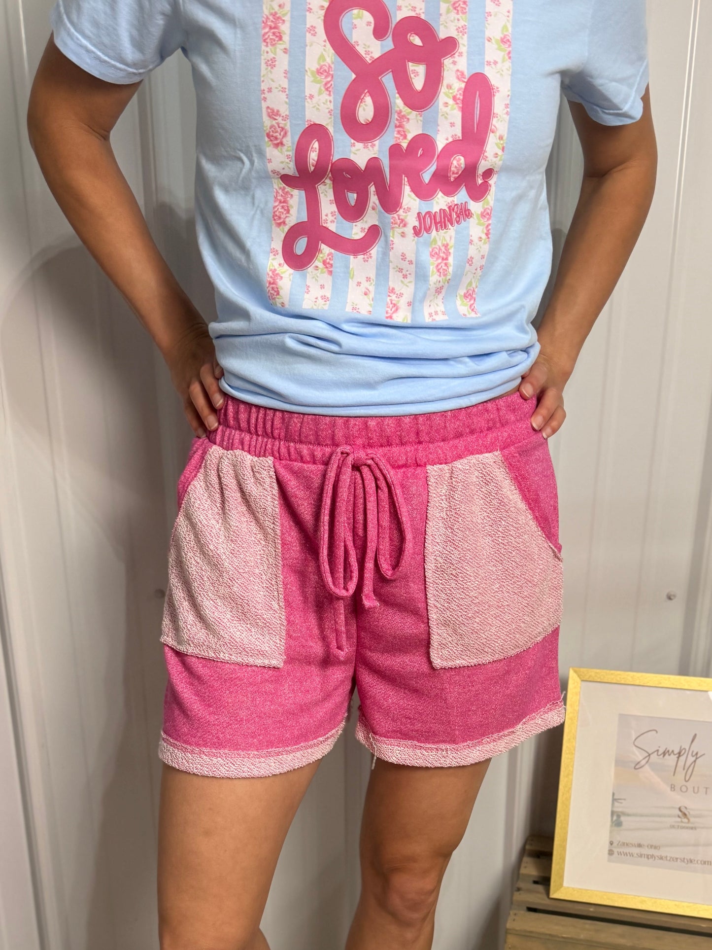 Terry PINK Pocket Shorts