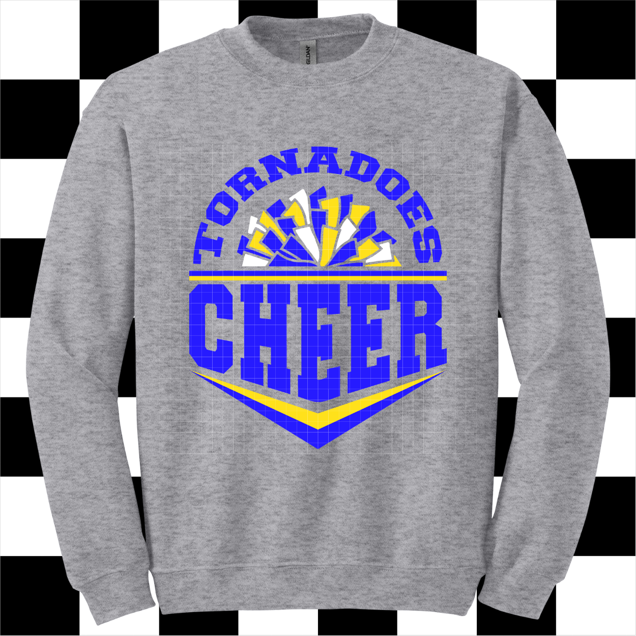 ADULT Tornadoes Cheer - CREWNECK