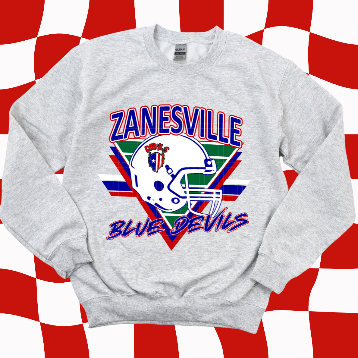 PRE-ORDER - RETRO BLUE DEVILS FOOTBALL - ADULT