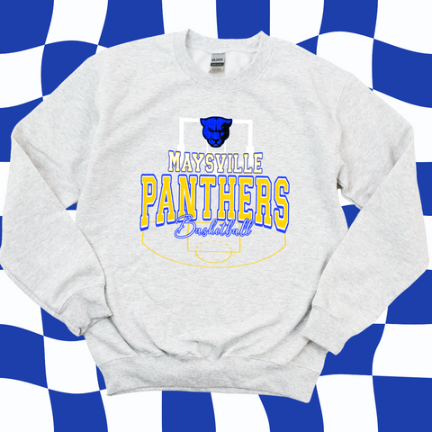 Pre Order -Panthers Grey Basketball. Adult & Youth. 3 Shirt Options.