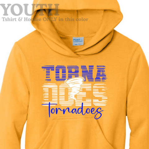 Tornadoes static on gold YOUTH