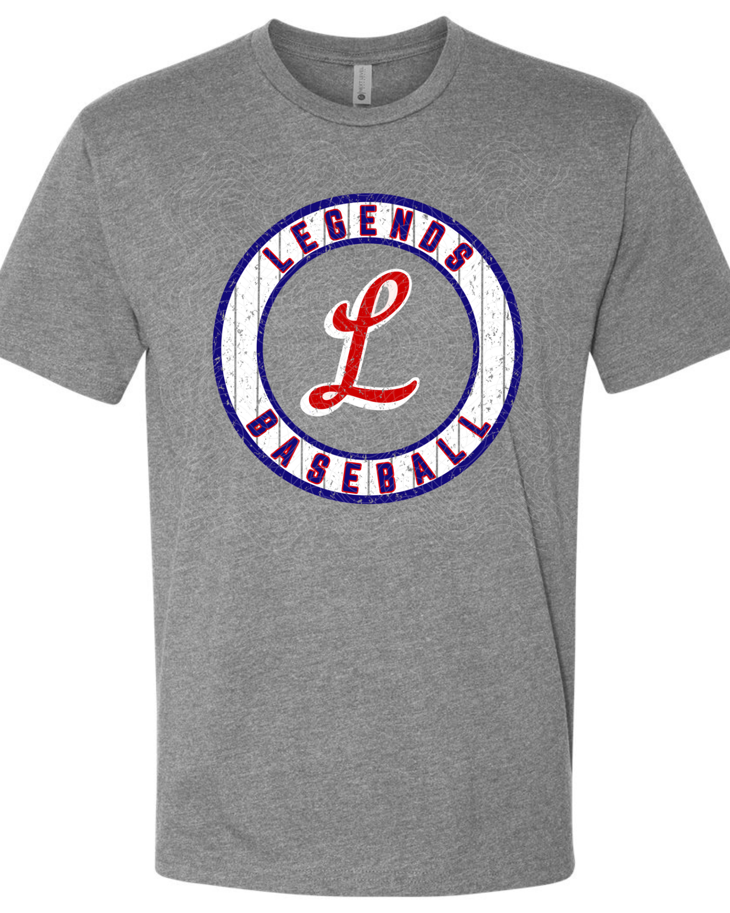 Legends Baseball Round logo - Adult, 3 shirt styles