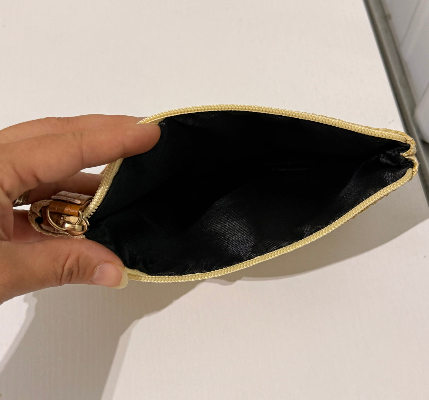 Straw Woven Wristlet