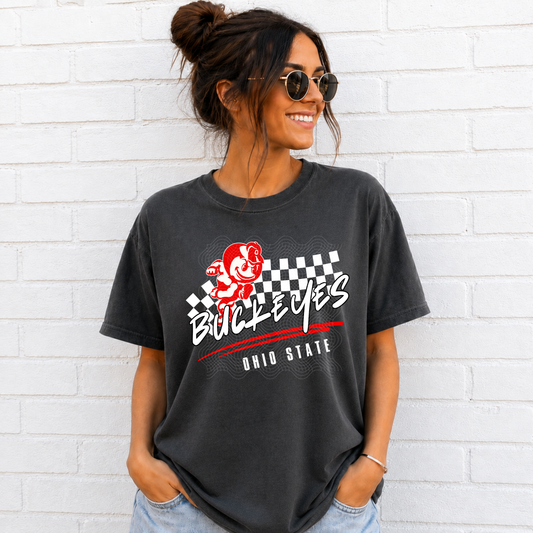 Brutus Checkered Mascot ADULT - Tshirt or Sweatshirt
