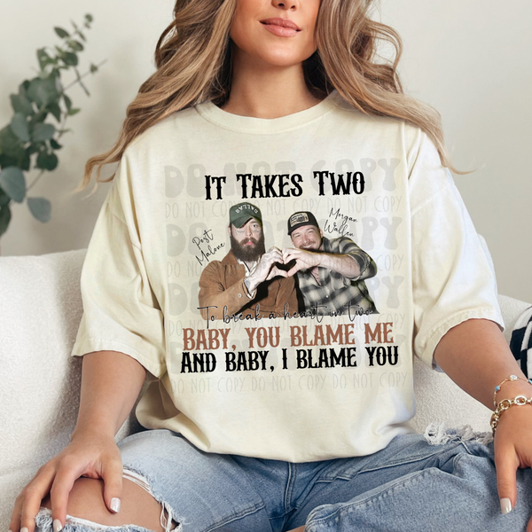 *PRE-ORDER* TAKES TWO - COMFORT COLORS TEE - YOU CHOOSE COLOR