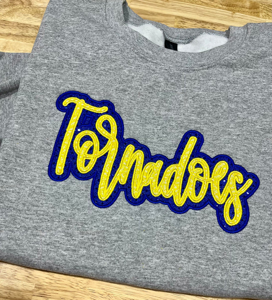 Embroidery - 2 Layer Custom Mascot - YOUTH Sweatshirt or Tshirt