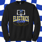 Electrics Black Basketball. Adult & Youth. 3 Shirt Options.