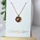 18K Gold Plated Football Pendant Necklace