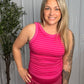 Reversible Tank Top - Aloha Fuchsia - ONE SIZE S-L